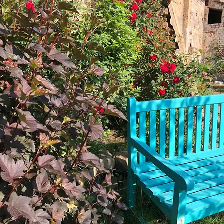In A Stone House With A Beautiful Garden